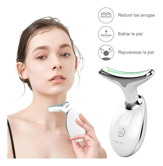 Masajeador Facial Reductor Arrugas Papad con Luz LED